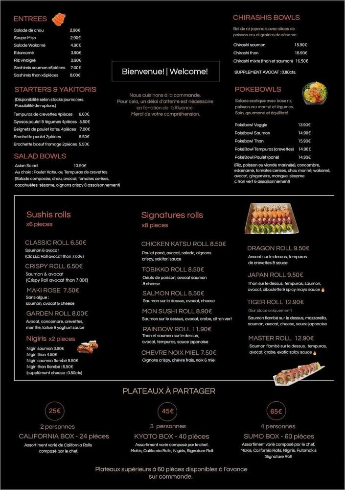 Mon Sushi - Menu Image 1